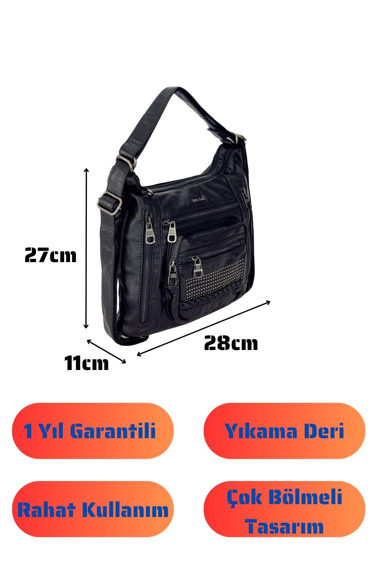 Bolsas Kadın Omuz ve Sırt  Çanta Siyah 1029