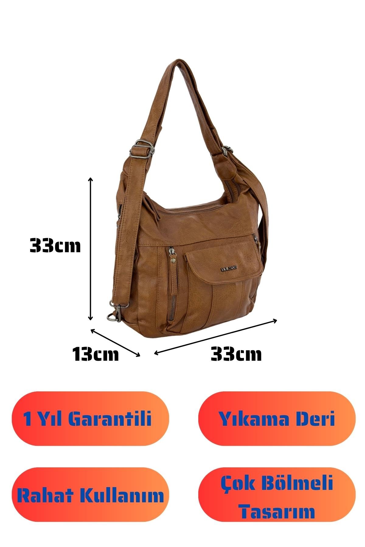 Bolsas Kadın Omuz ve Sırt  Çanta Taba 1037