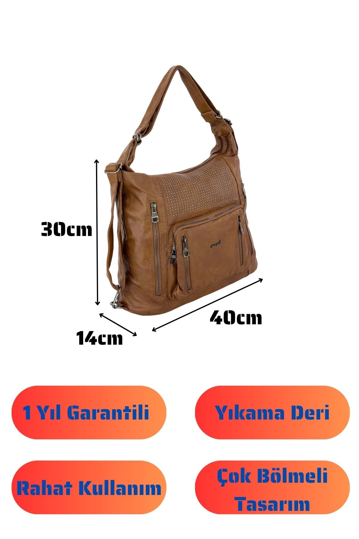 Bolsas Kadın Omuz ve Sırt  Çanta Taba 1032