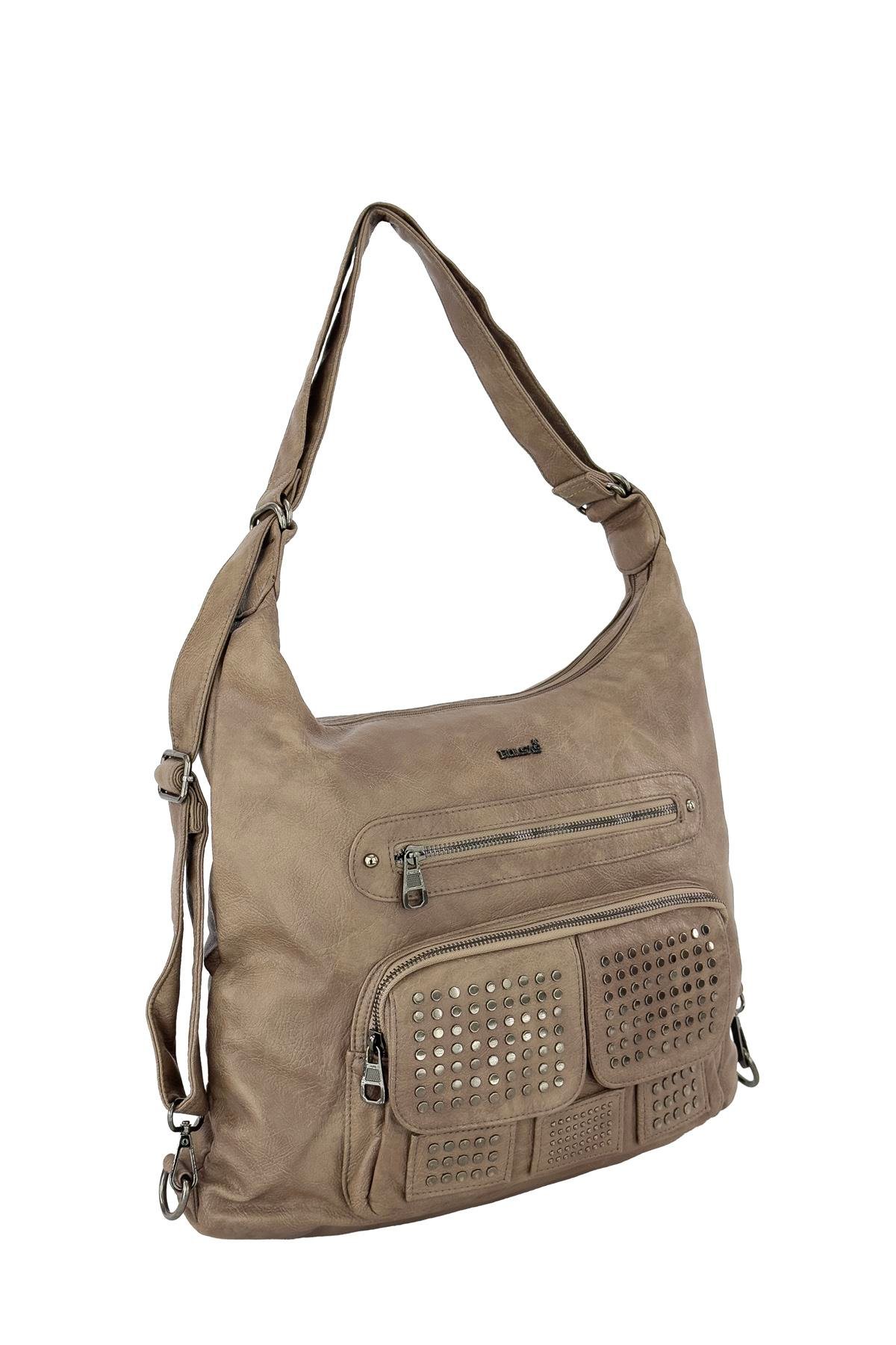 Bolsas Kadın Omuz ve Sırt  Çanta Vizon 1033