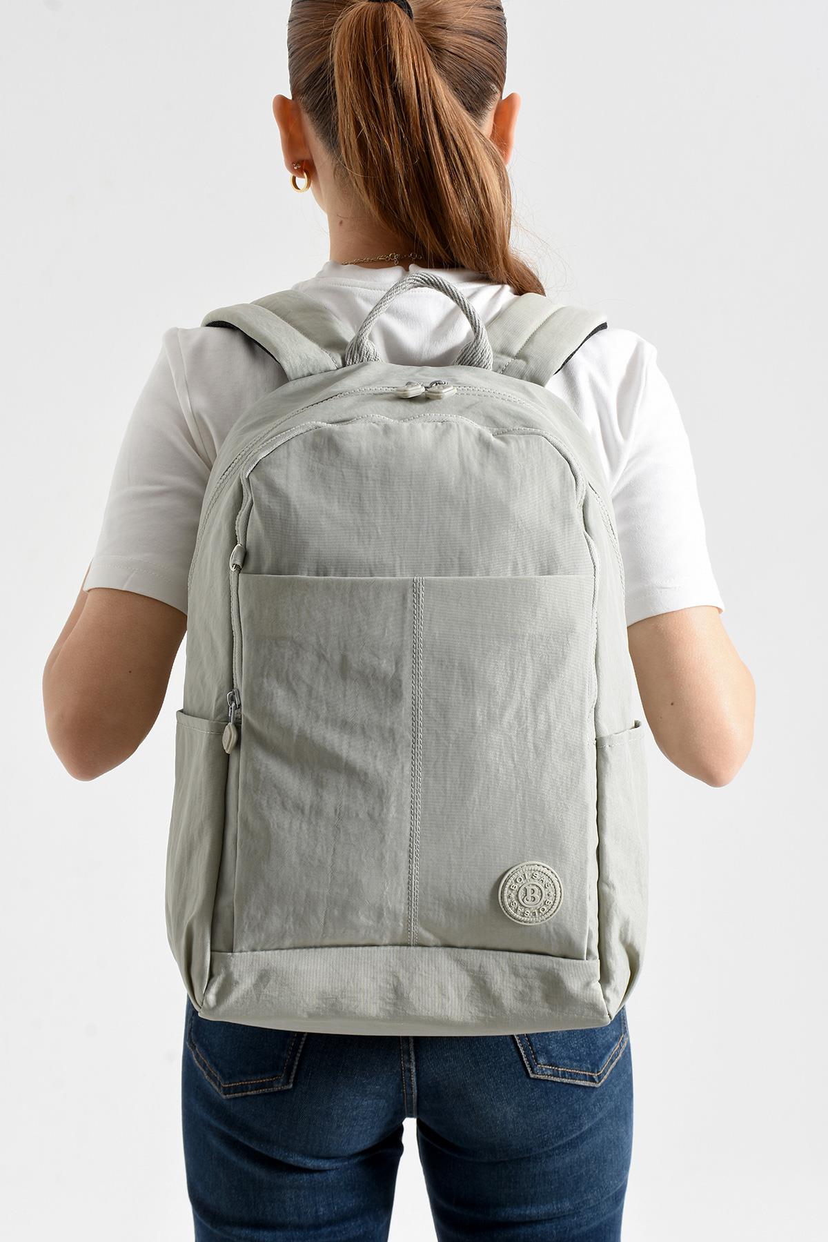 Bolsas Kadın Sırt Çanta Açık Gri 1089