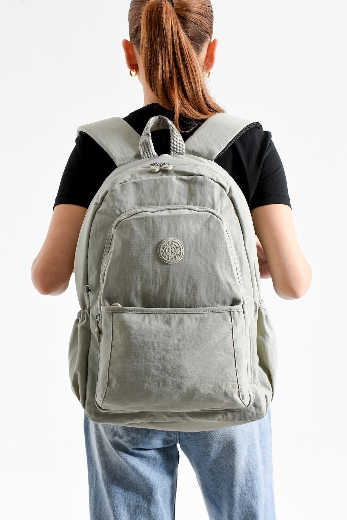 Bolsas Kadın Sırt Çanta Açık Gri 1090