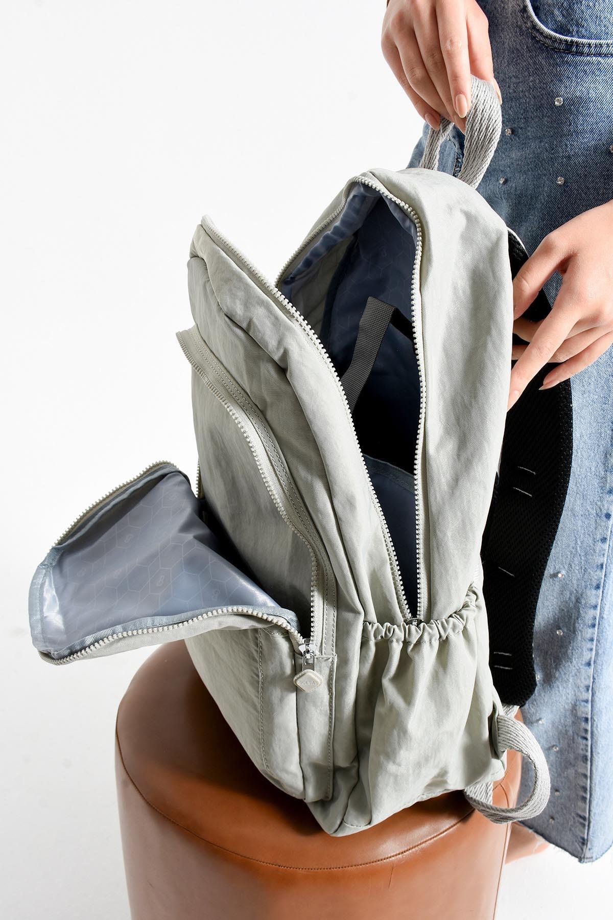 Bolsas Kadın Sırt Çanta Açık Gri 1090