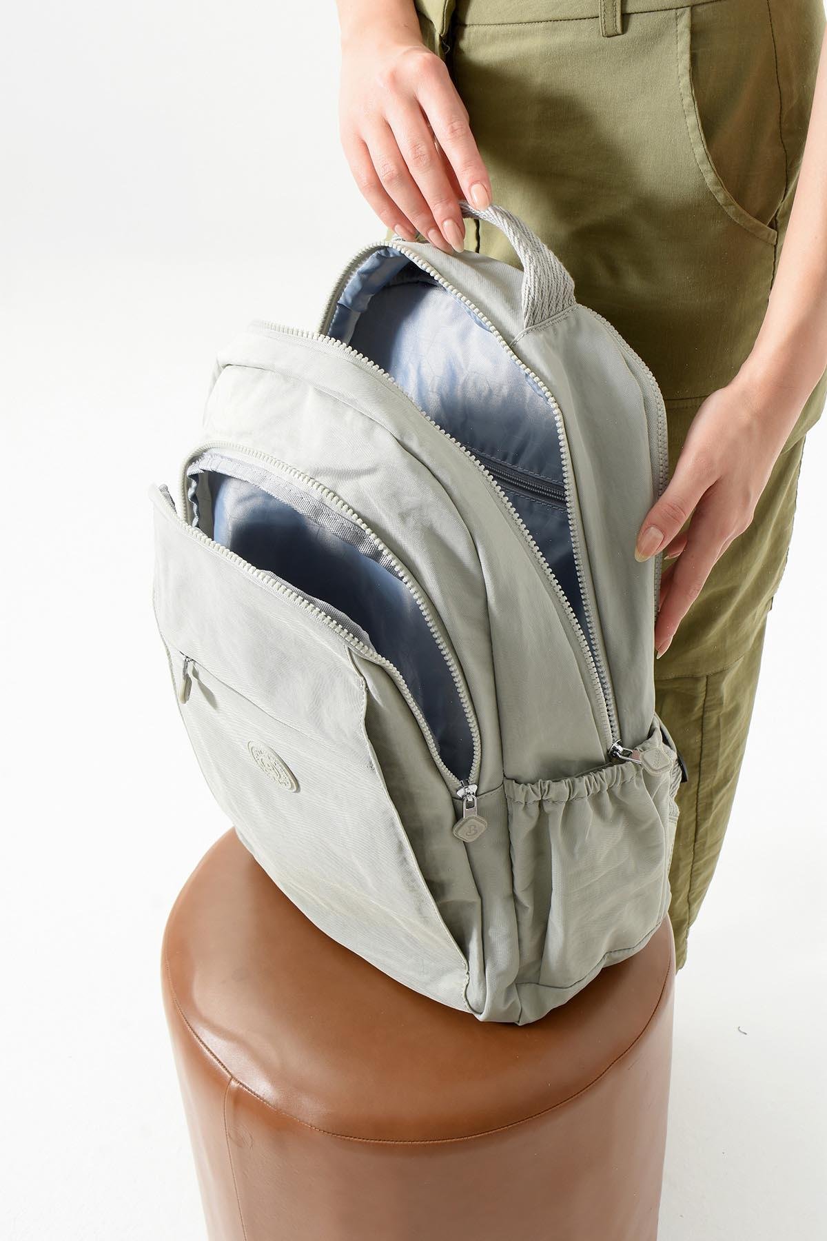 Bolsas Kadın Sırt Çanta Açık Gri 1092