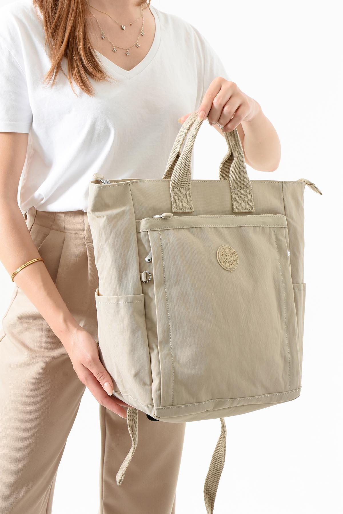 Bolsas Kadın Sırt Çanta Bej 1075