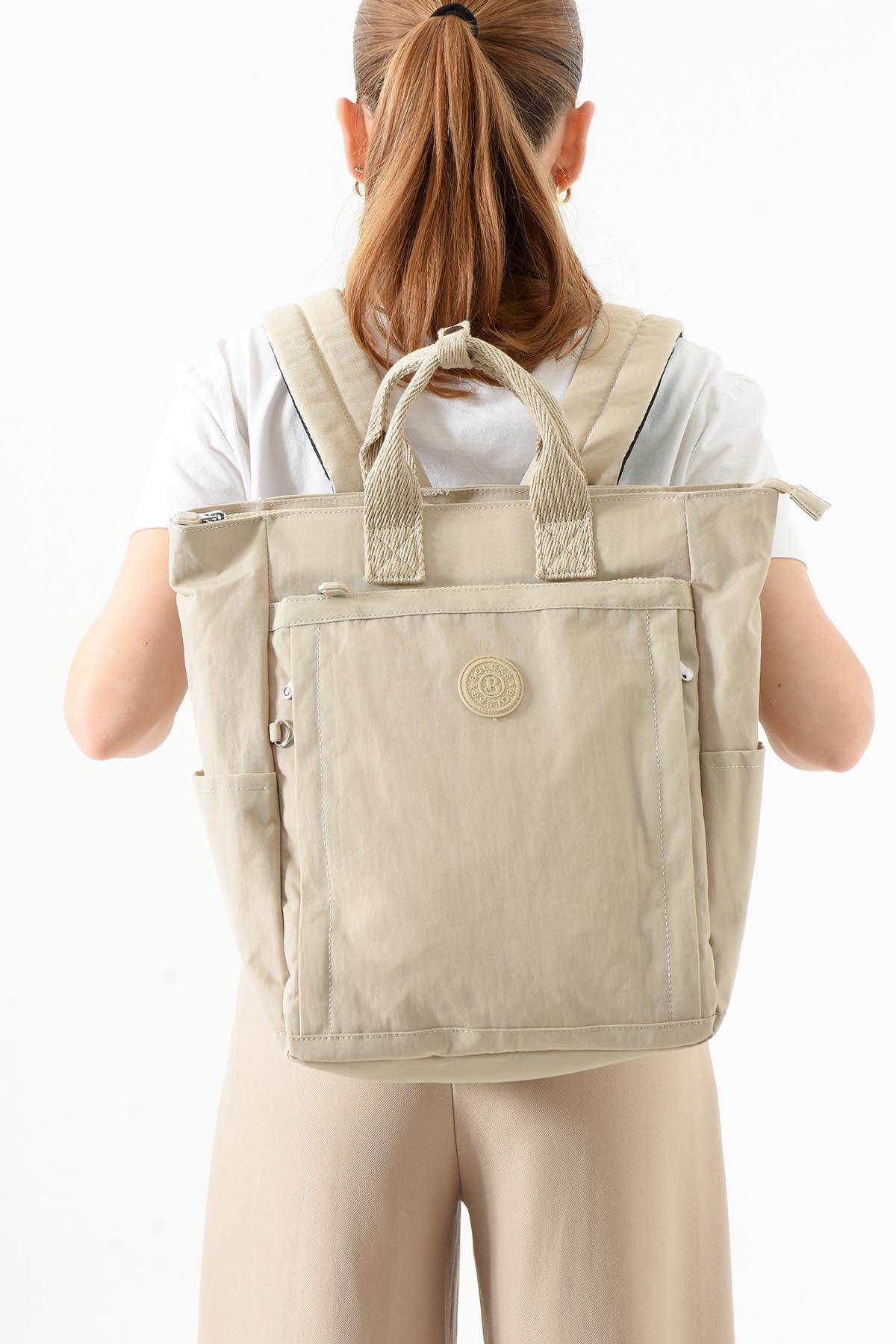 Bolsas Kadın Sırt Çanta Bej 1075