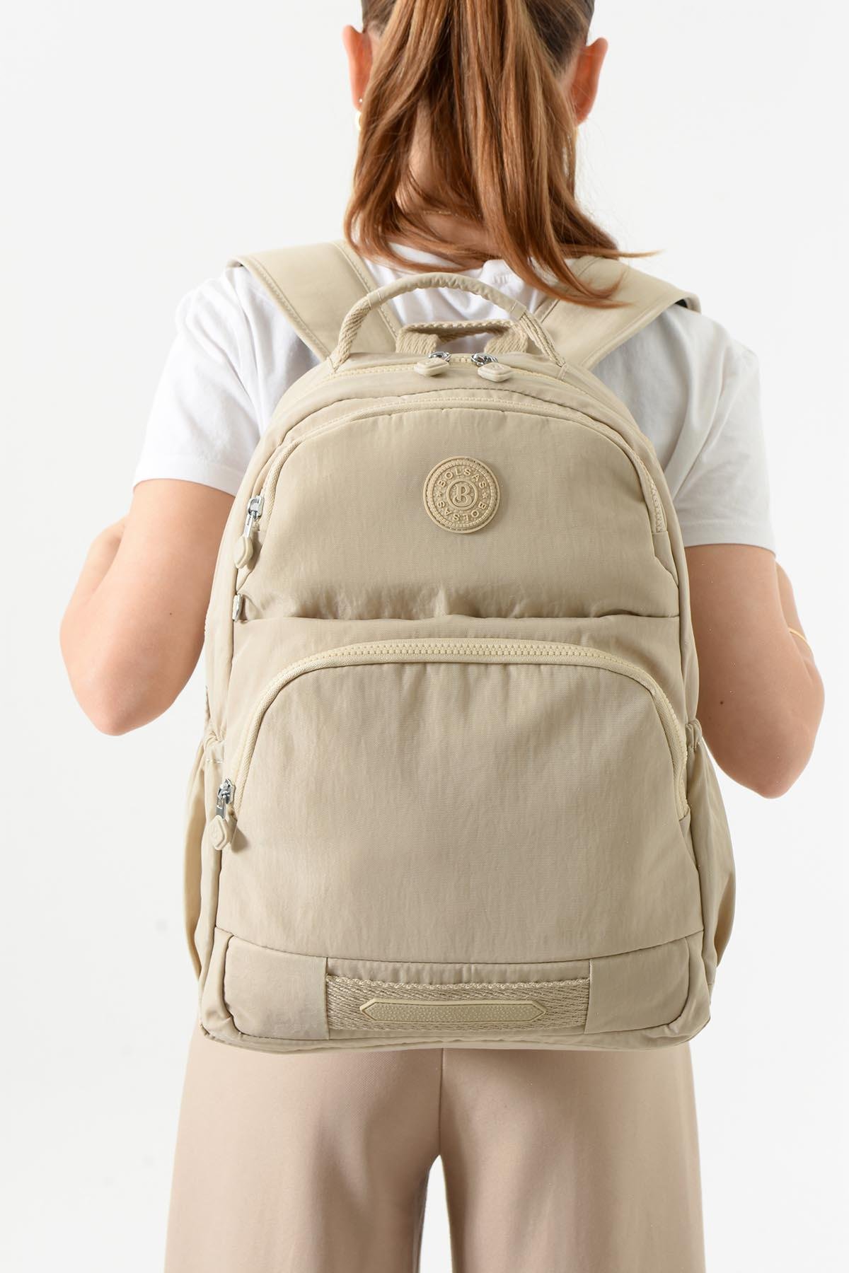 Bolsas Kadın Sırt Çanta Bej 1093