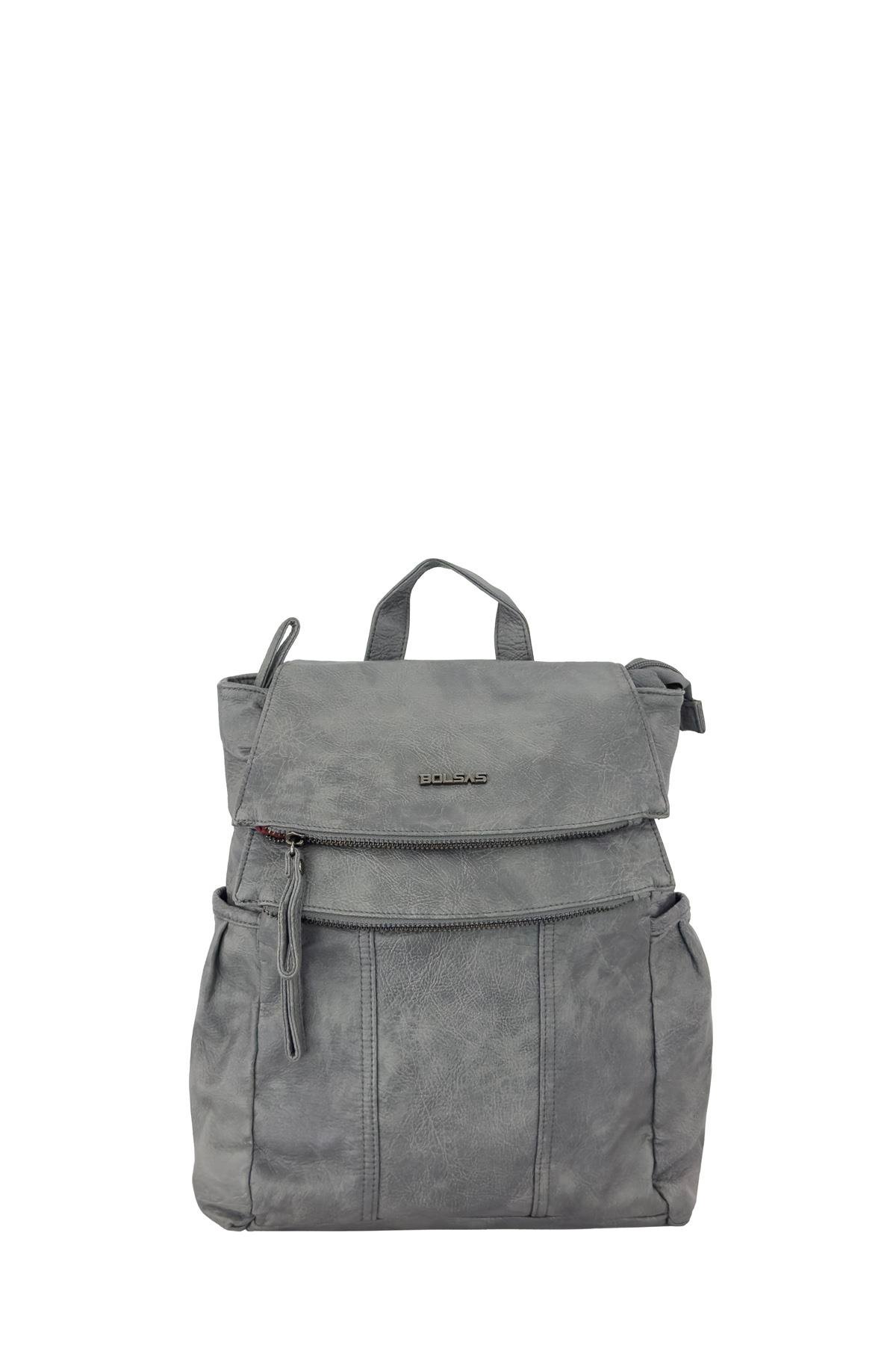 Bolsas Kadın Sırt Çanta Gri 1044