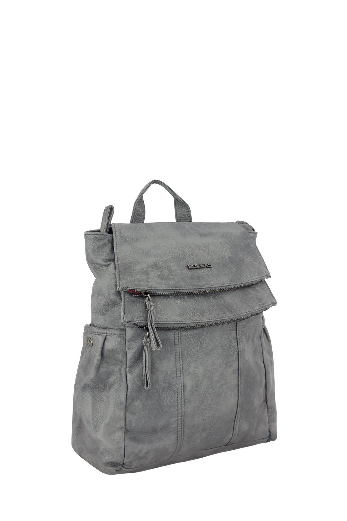 Bolsas Kadın Sırt Çanta Gri 1044