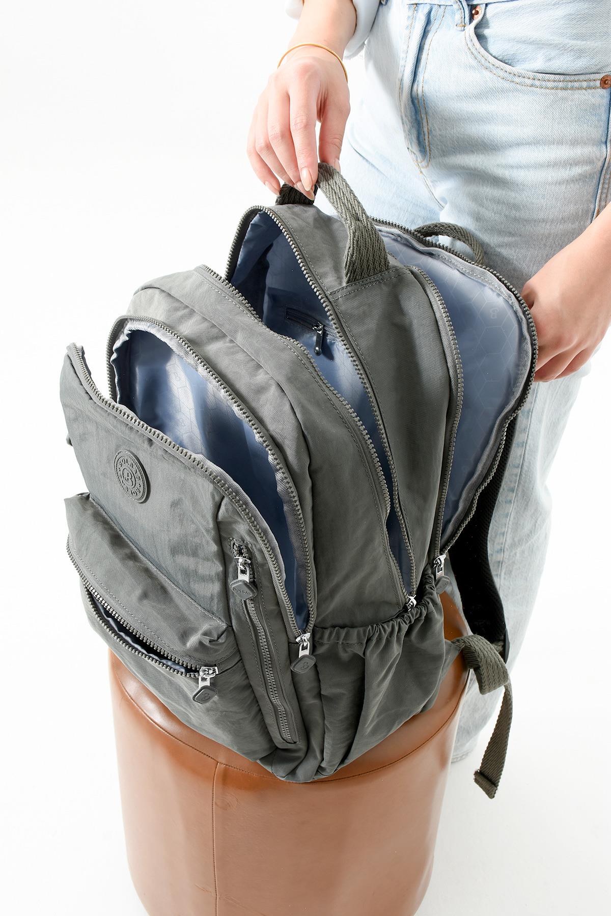 Bolsas Kadın Sırt Çanta Gri 1091