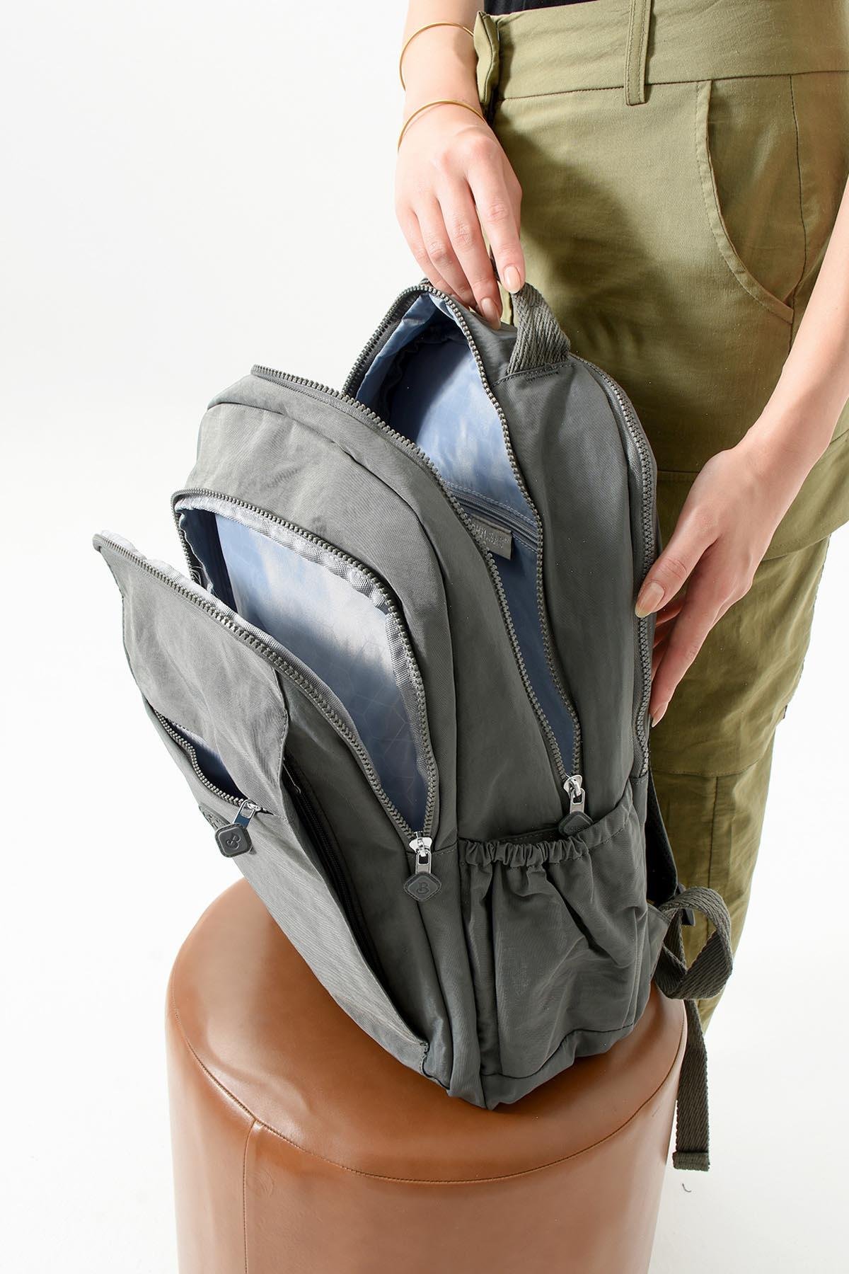 Bolsas Kadın Sırt Çanta Gri 1092