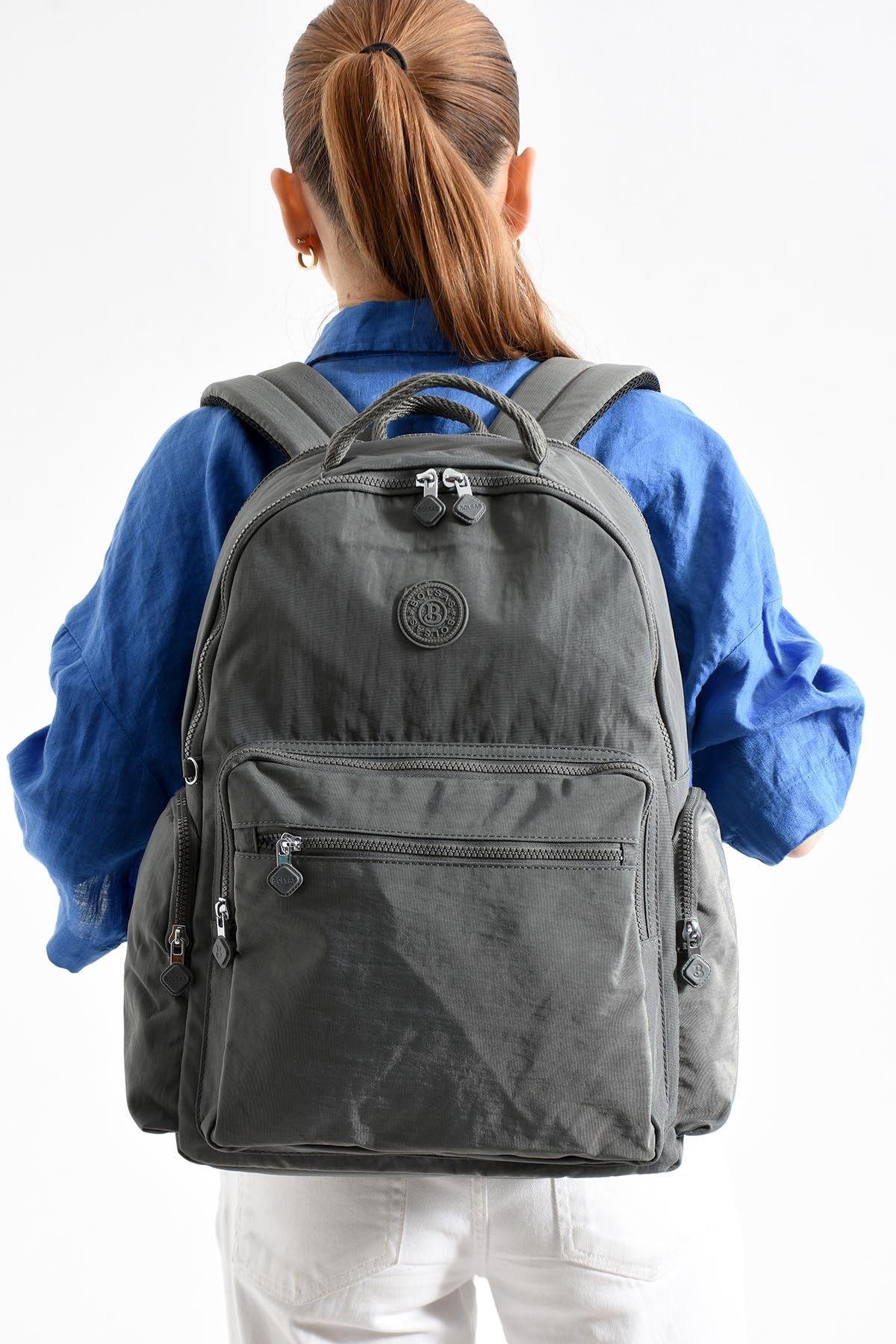 Bolsas Kadın Sırt Çanta Gri 1094