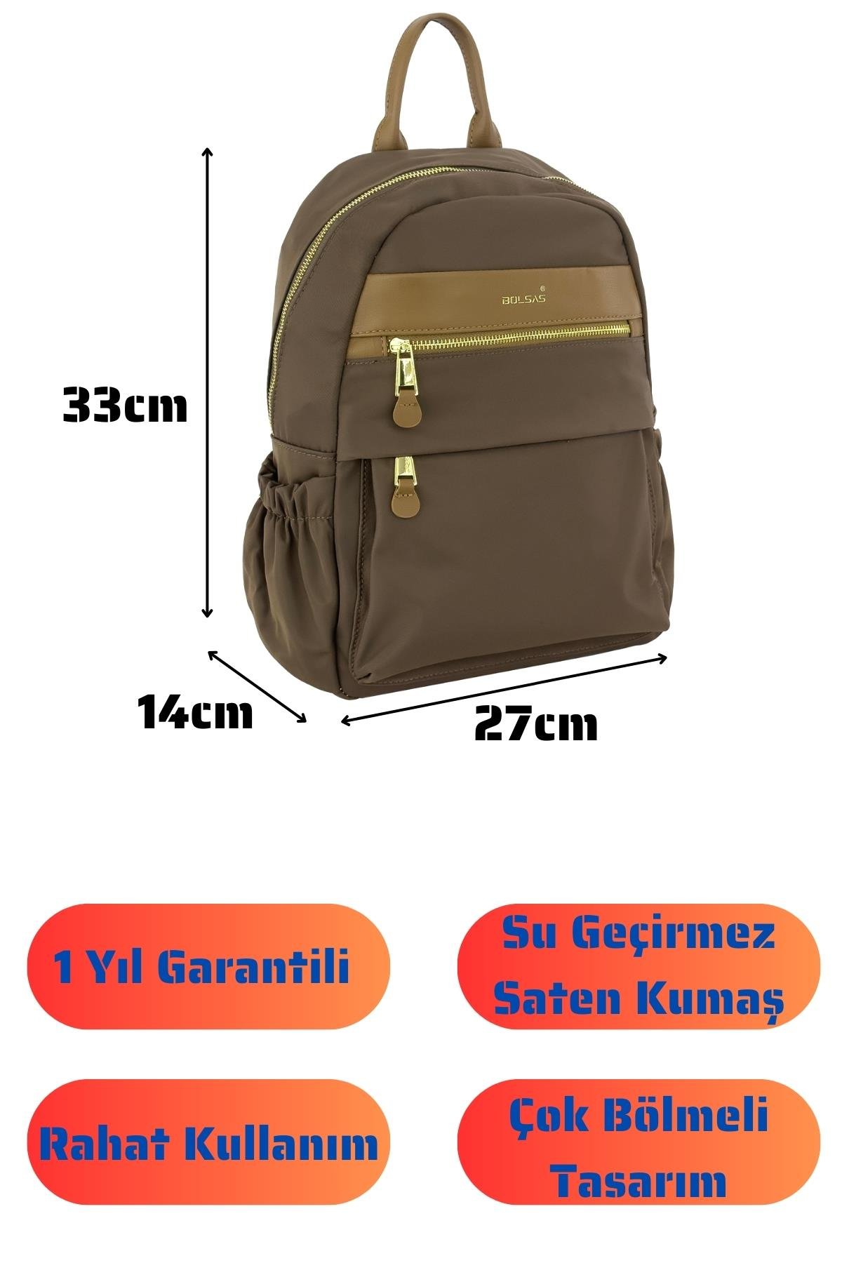 Bolsas Kadın Sırt Çanta Kahve 1046