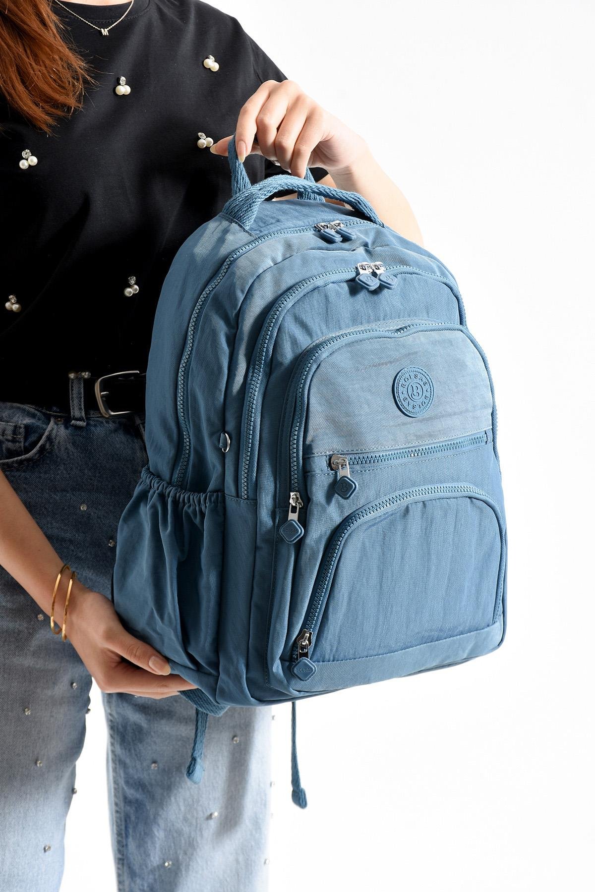 Bolsas Kadın Sırt Çanta Mavi 1087