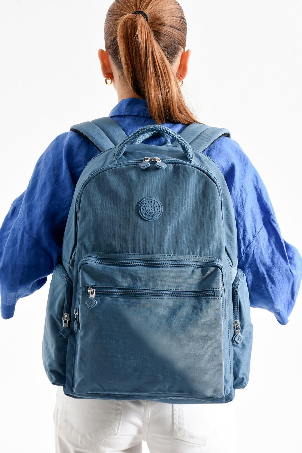 Bolsas Kadın Sırt Çanta Mavi 1094