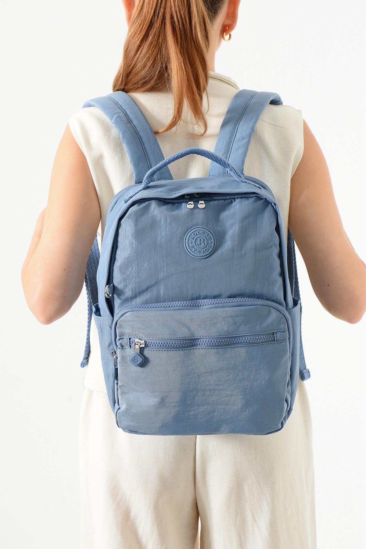 Bolsas Kadın Sırt Çanta Mavi 1097