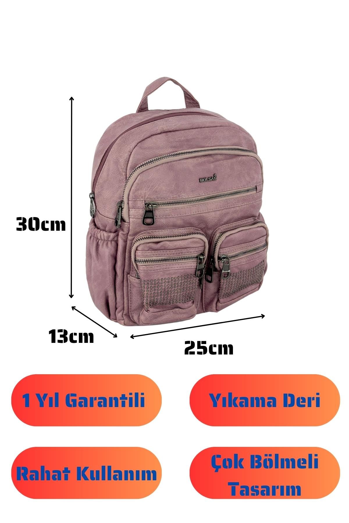 Bolsas Kadın Sırt Çanta Pudra 1026