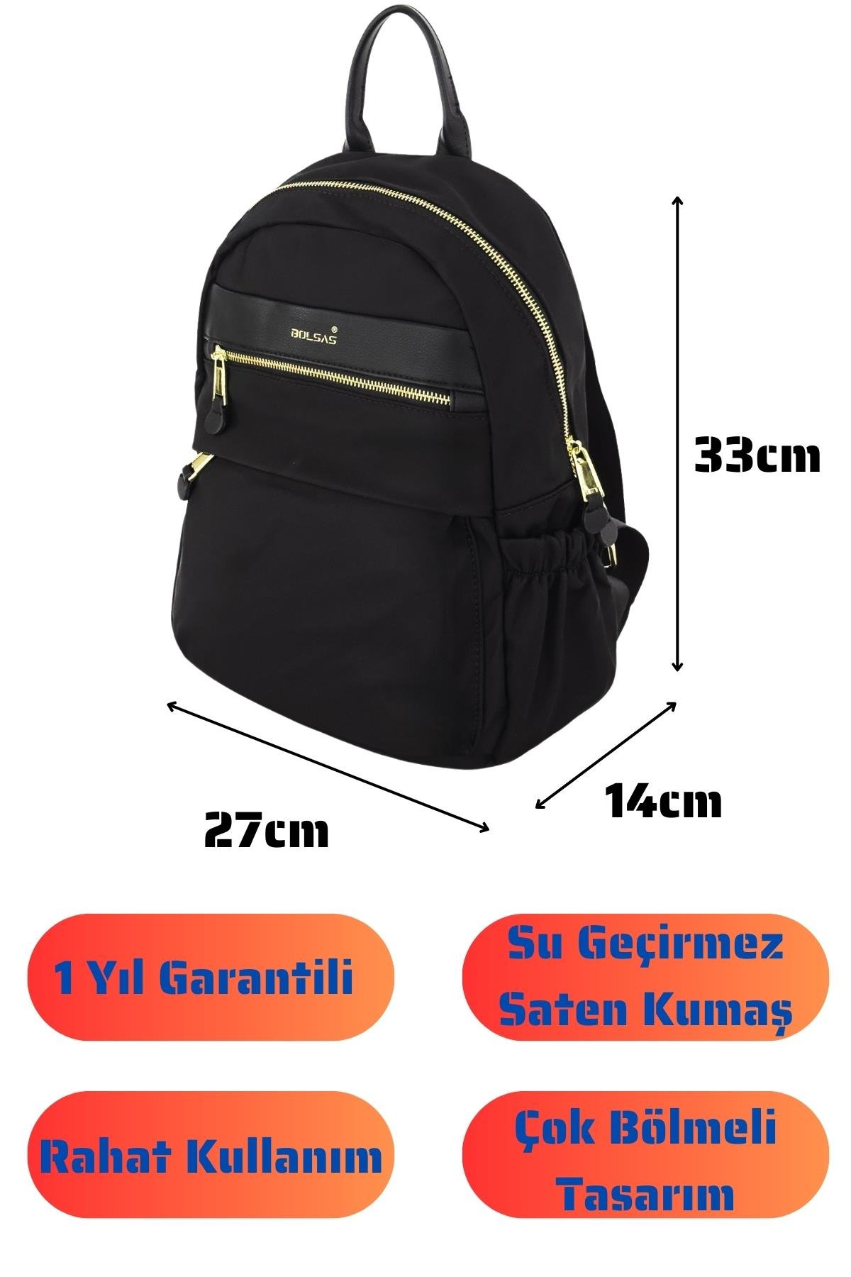 Bolsas Kadın Sırt Çanta Siyah 1046