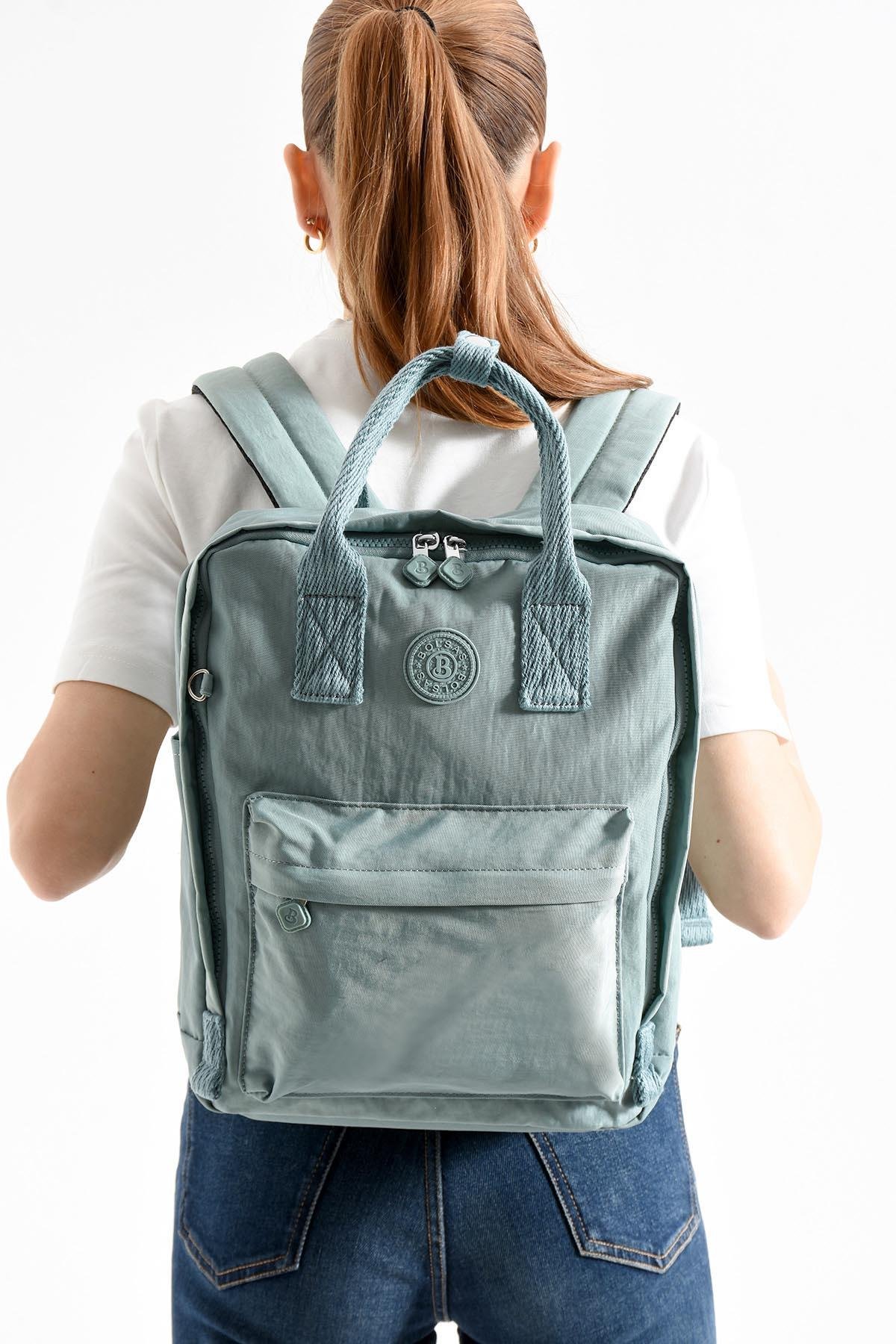 Bolsas Kadın Sırt Çanta Su Yeşil 1088