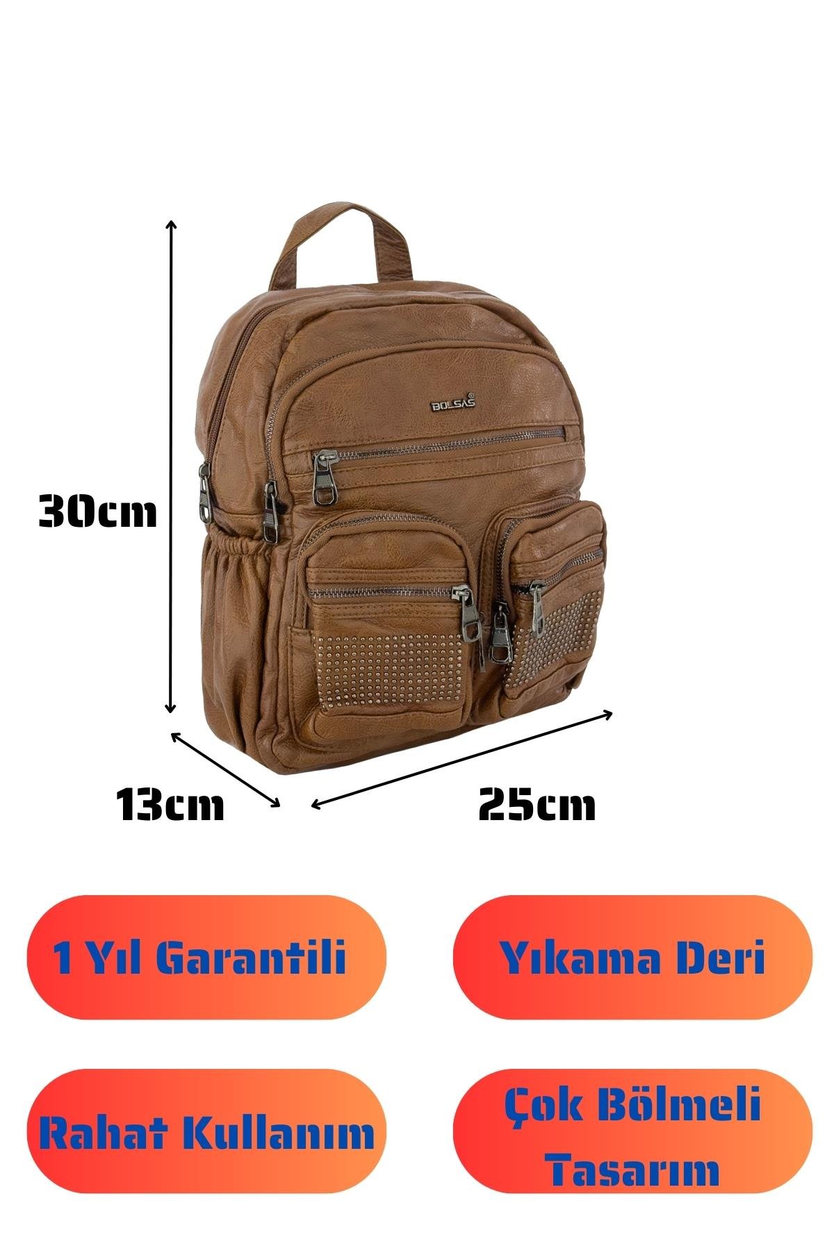 Bolsas Kadın Sırt Çanta Taba 1026