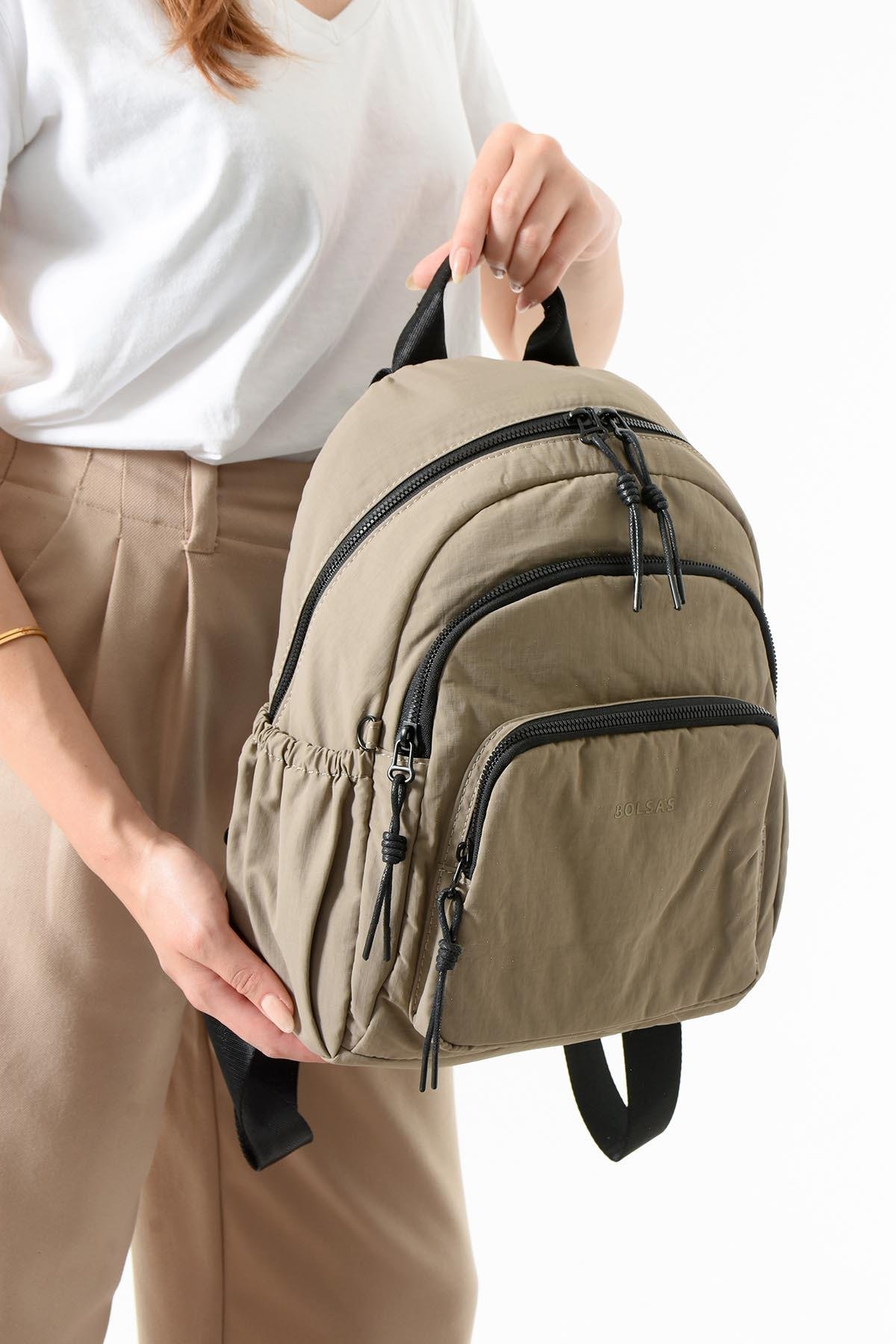 Bolsas Kadın Sırt Çanta Vizon 1109