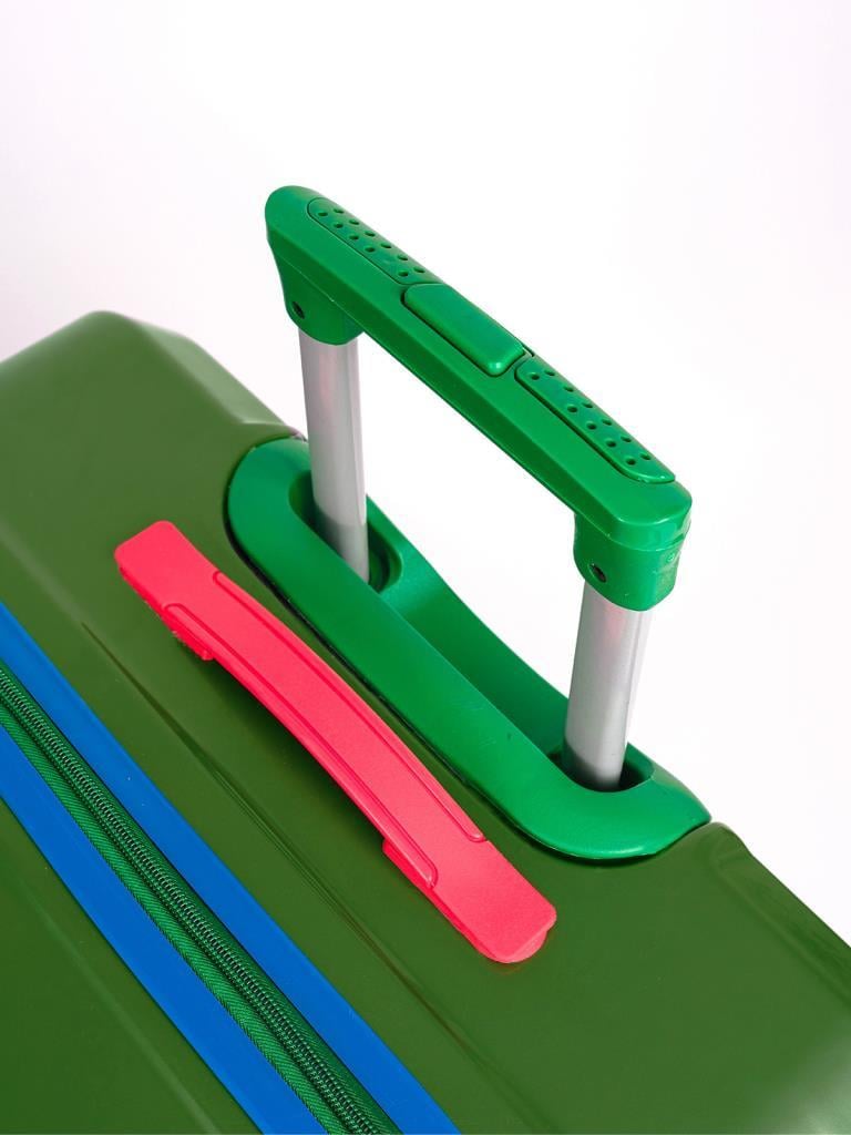 Büyük Boy %100 Polikarbon Valiz 4x2 Teker Yeşil 1089