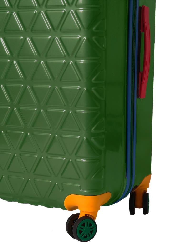 Büyük Boy %100 Polikarbon Valiz 4x2 Teker Yeşil 1089