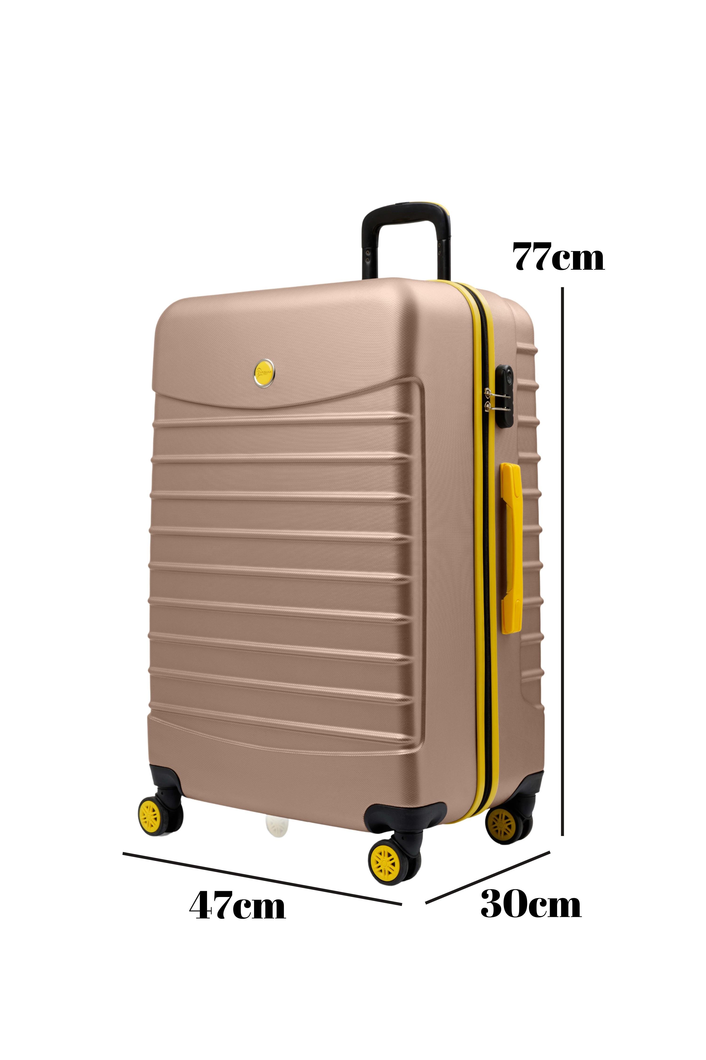 Büyük Boy Valiz 4x2 Teker Altın 1168