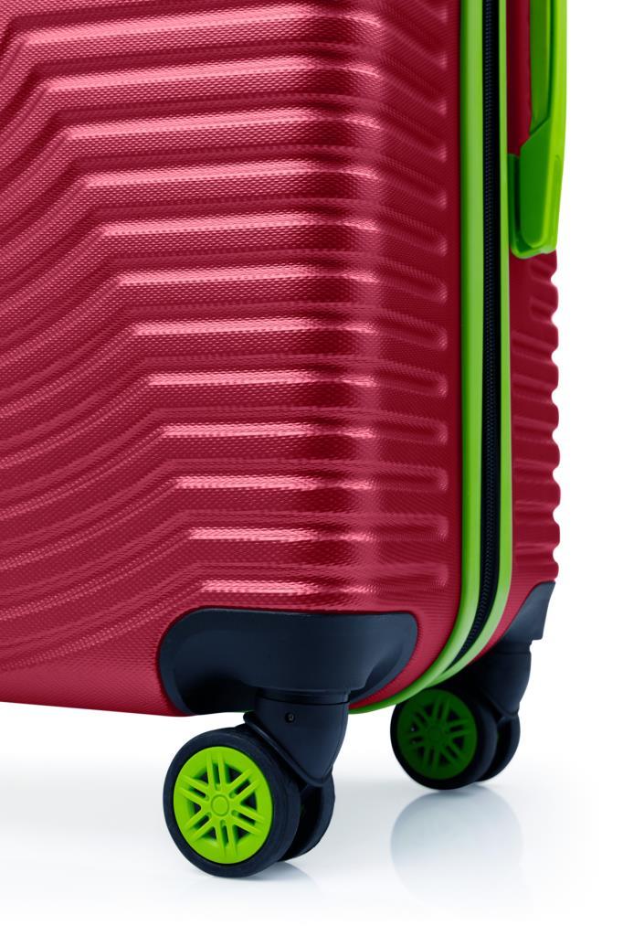 Büyük Boy Valiz 4x2 Teker Bordo 1169