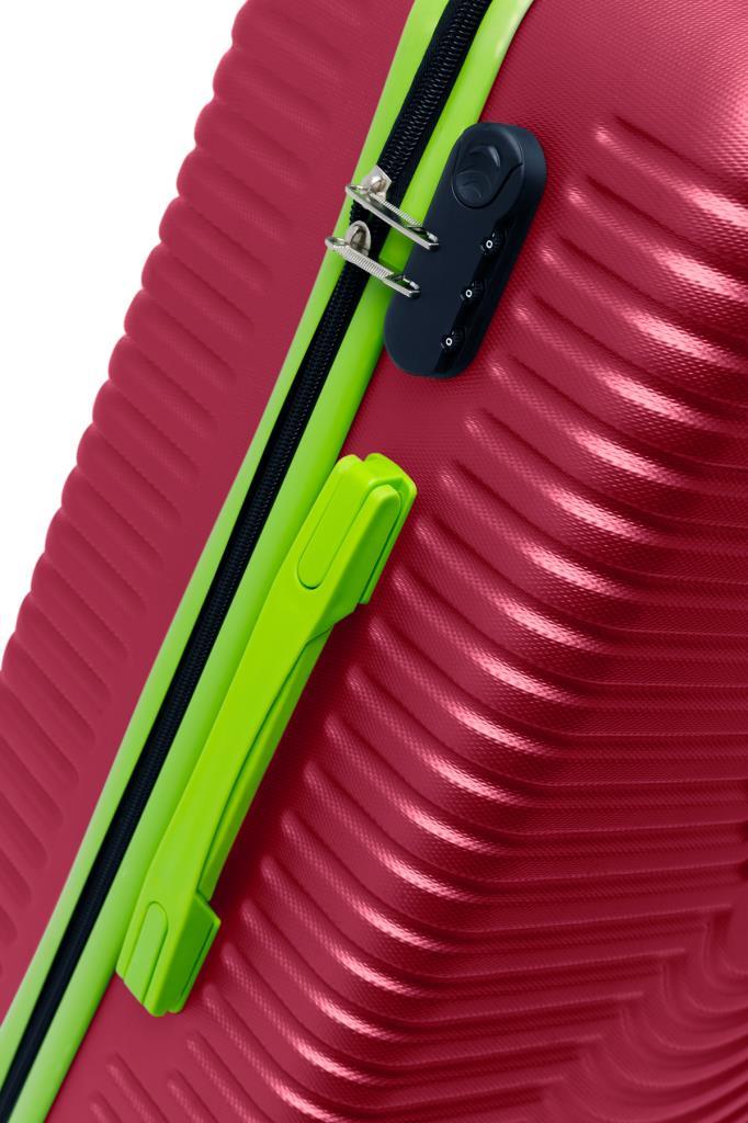 Büyük Boy Valiz 4x2 Teker Bordo 1169