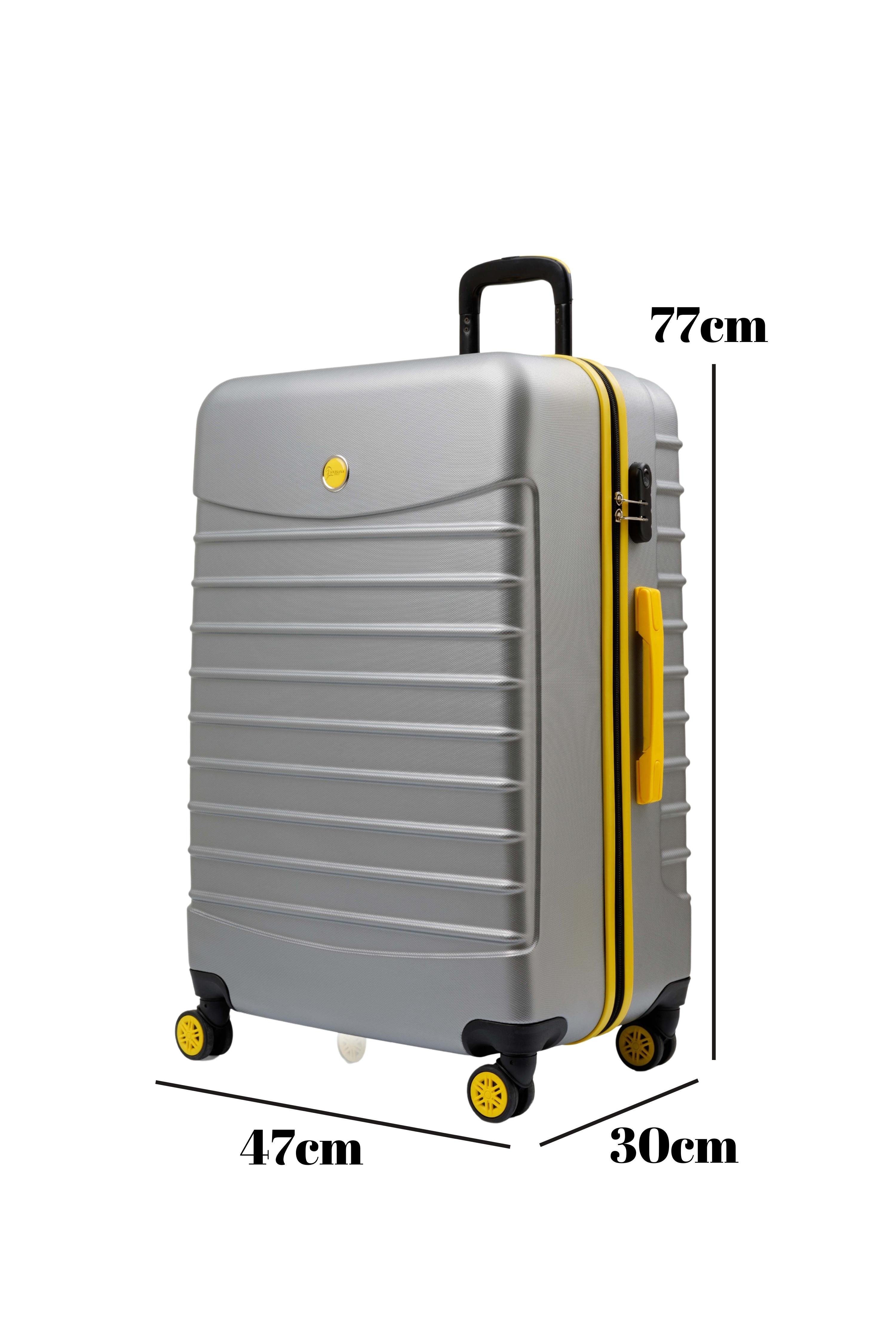 Büyük Boy Valiz 4x2 Teker Gri 1168