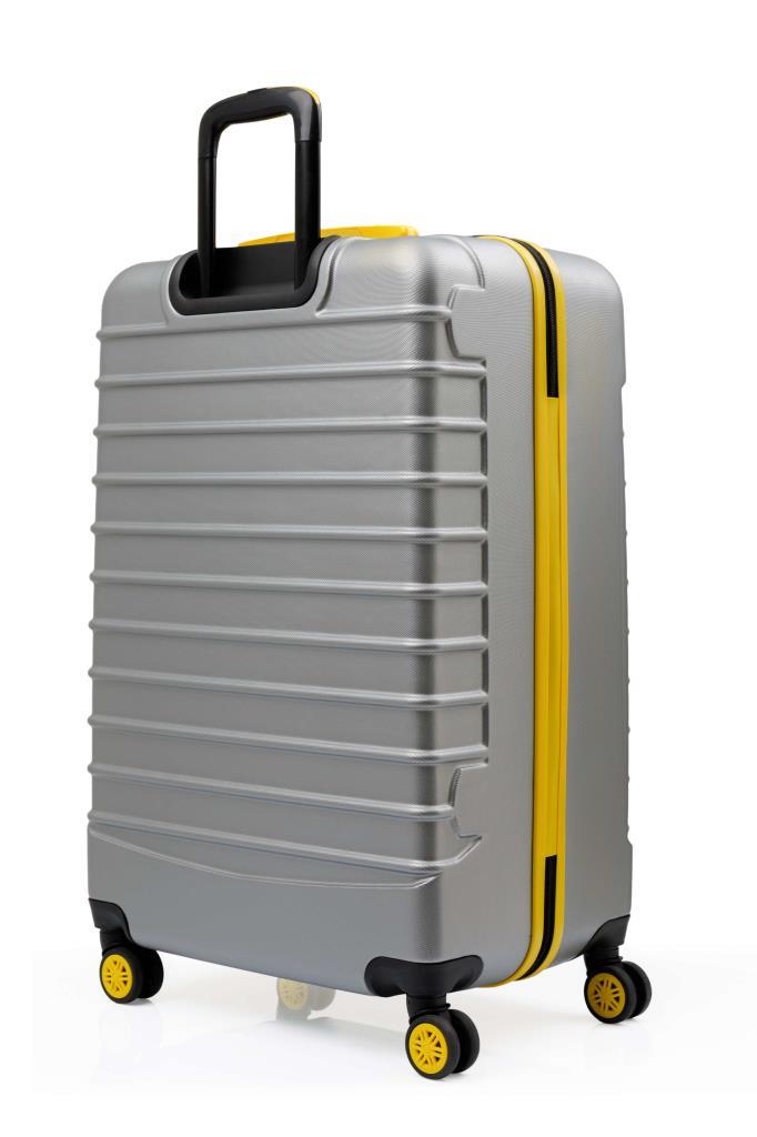 Büyük Boy Valiz 4x2 Teker Gri 1168