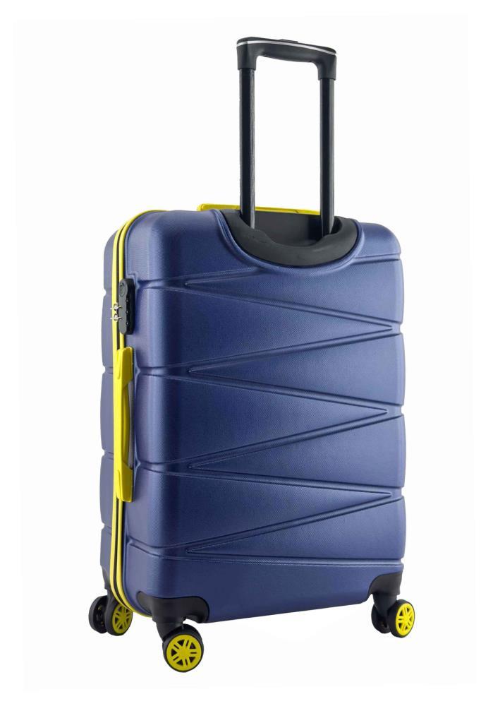 Büyük Boy Valiz 4x2 Teker Mavi 1164