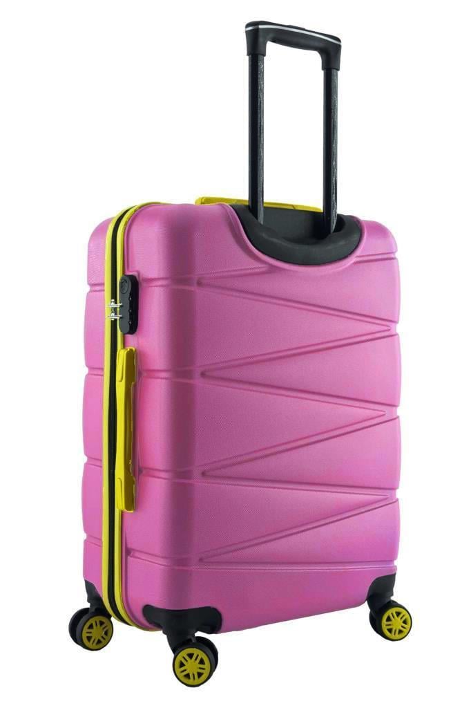 Büyük Boy Valiz 4x2 Teker Pembe 1164