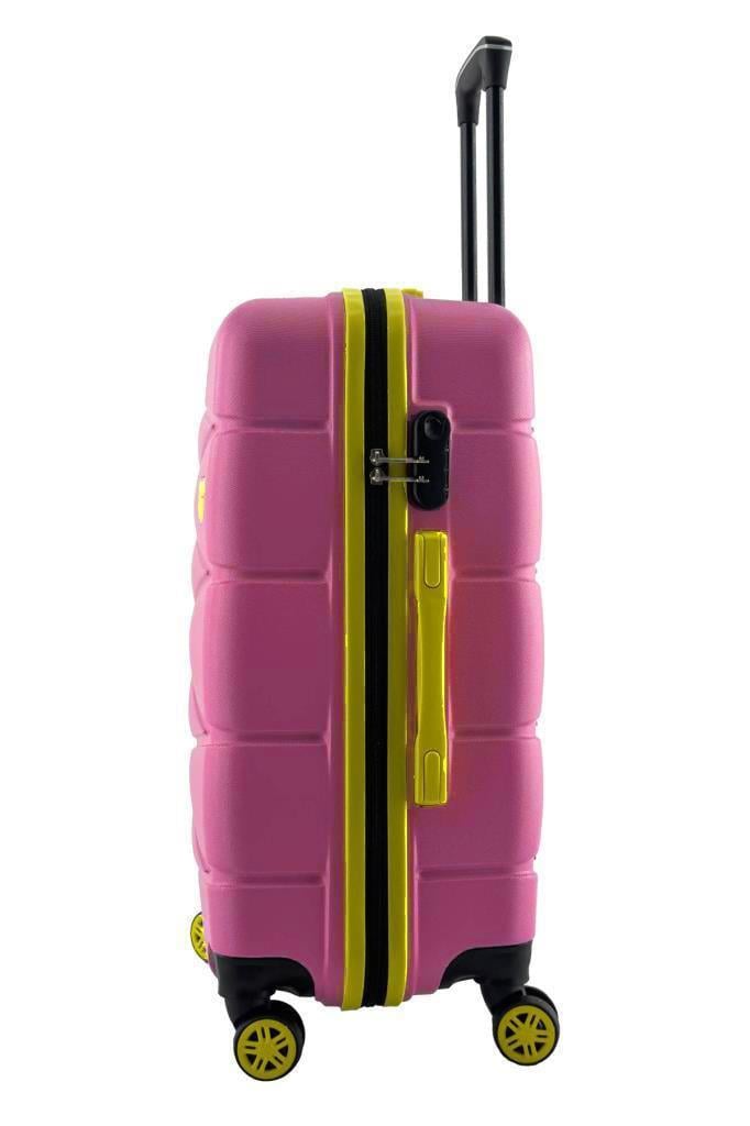 Büyük Boy Valiz 4x2 Teker Pembe 1164