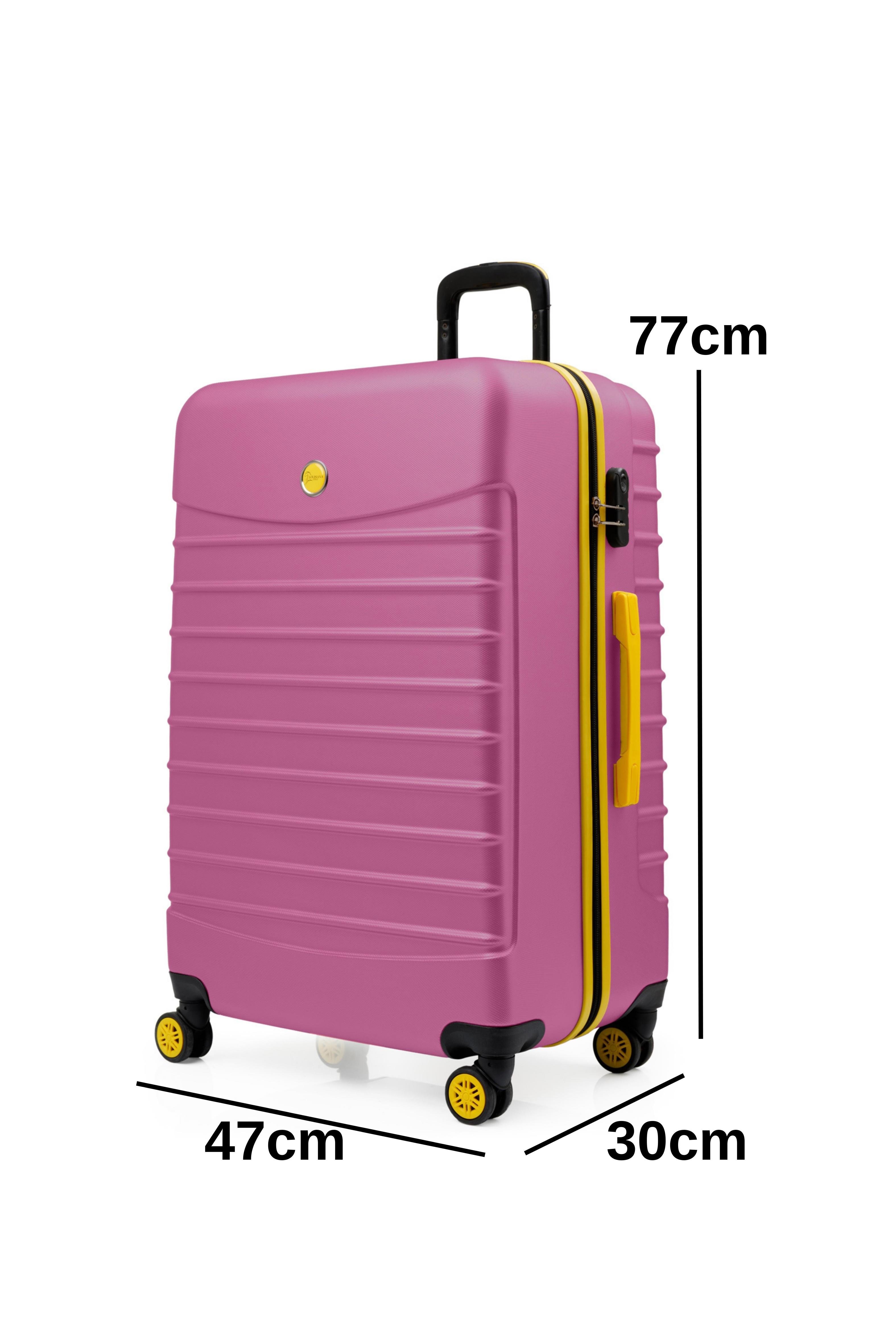 Büyük Boy Valiz 4x2 Teker Pembe 1168