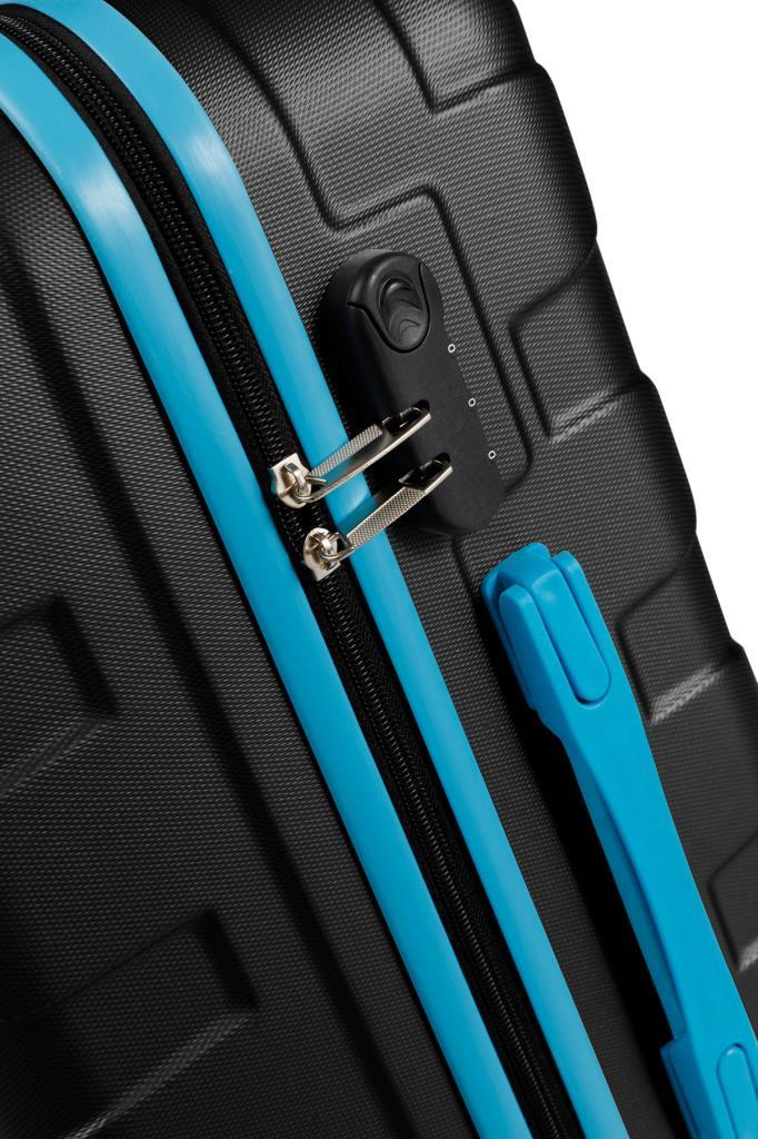 Büyük Boy Valiz 4x2 Teker Siyah 1167