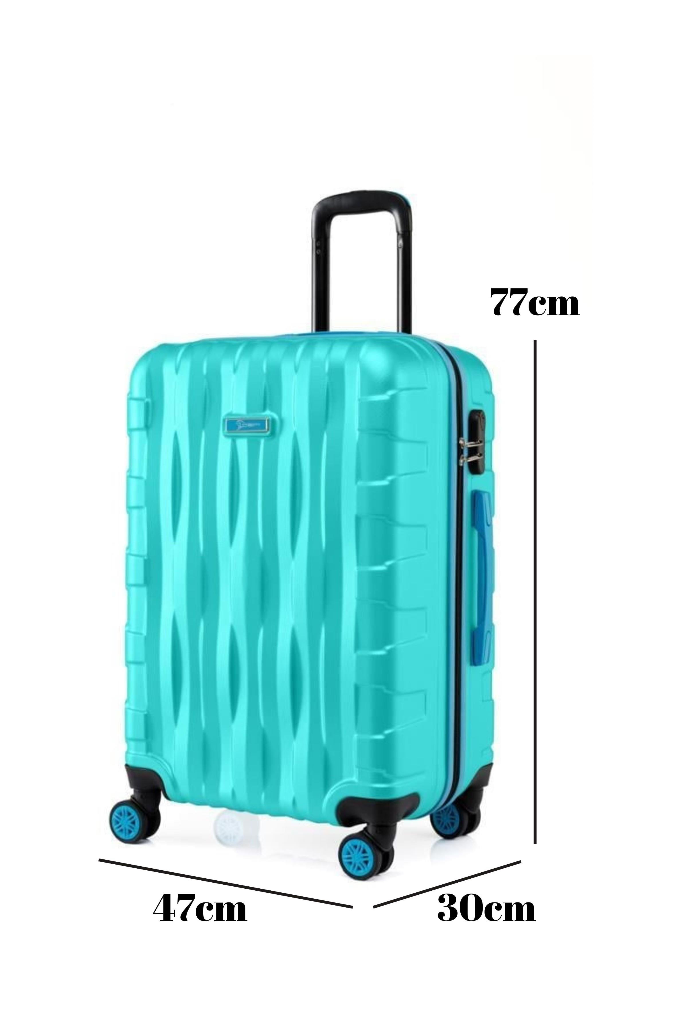 Büyük Boy Valiz 4x2 Teker Su Yeşili 1167