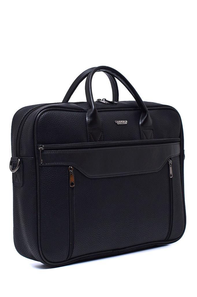 Cambrıdge Polo Club Suni Deri Evrak Çantasi Siyah Plevr50092