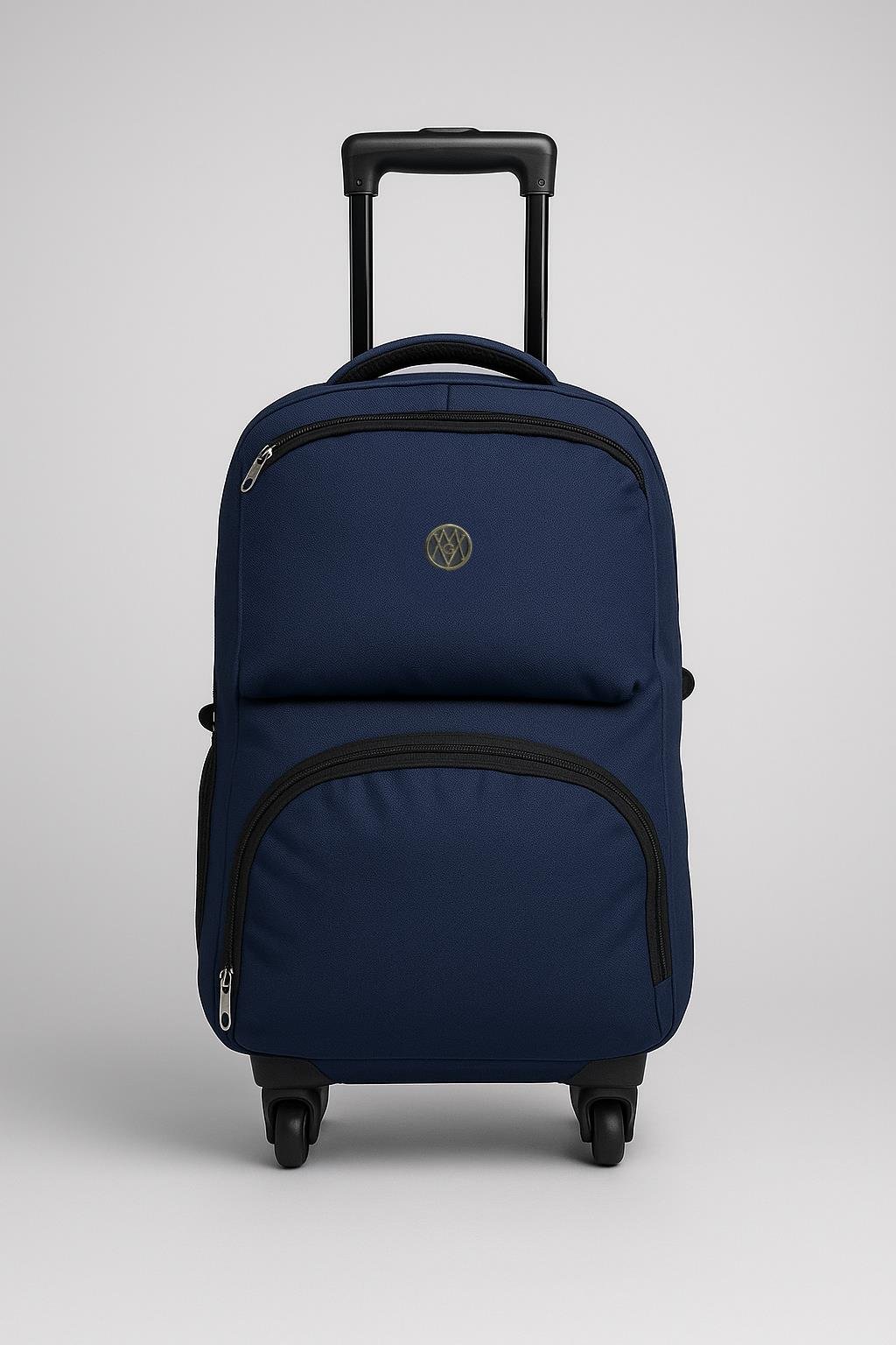 Çekçekli 4 Tekerlekli Sırt Çantası Lacivert 1175