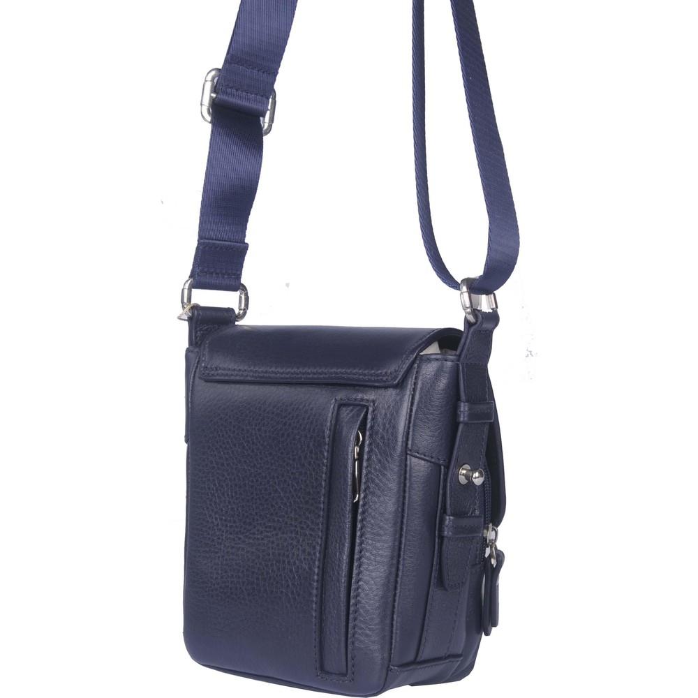 Grande Erkek Hakiki Deri El Çantası Lacivert 4273