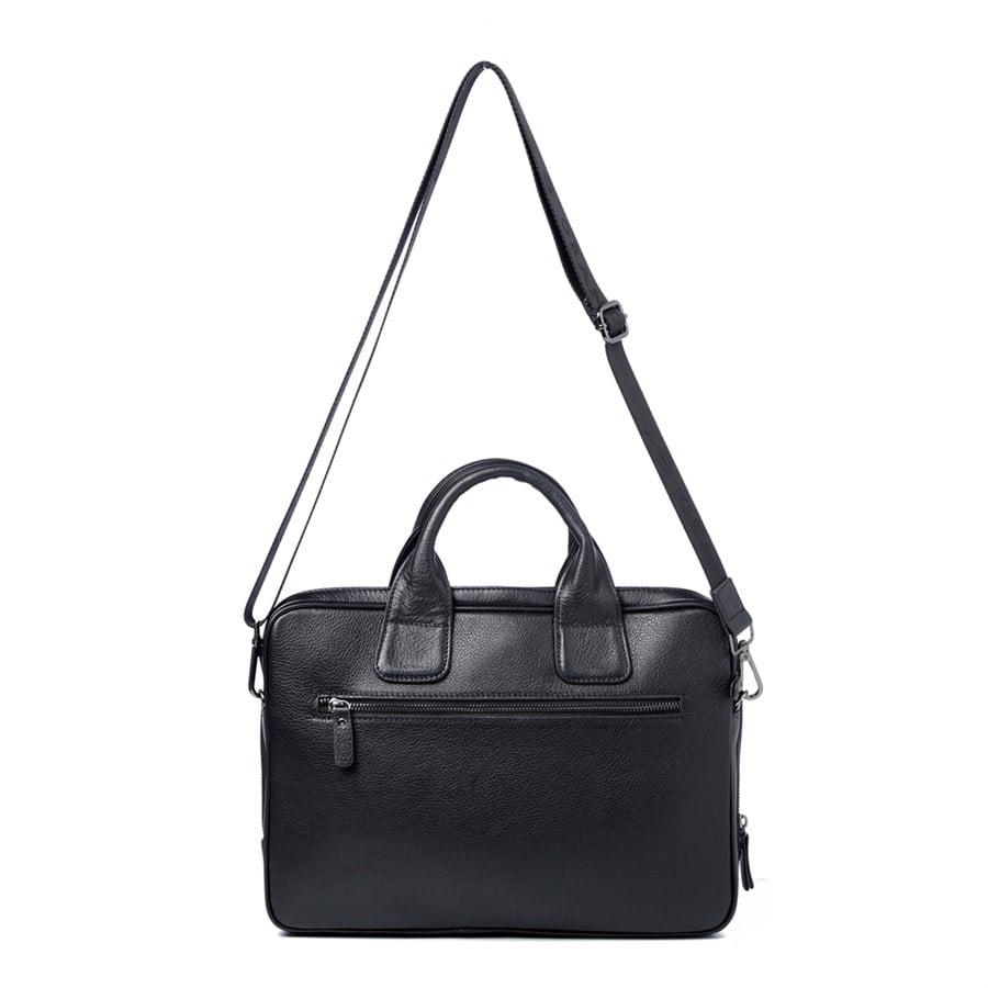 Grande Erkek Hakiki Deri Evrak Çantası Siyah 6878