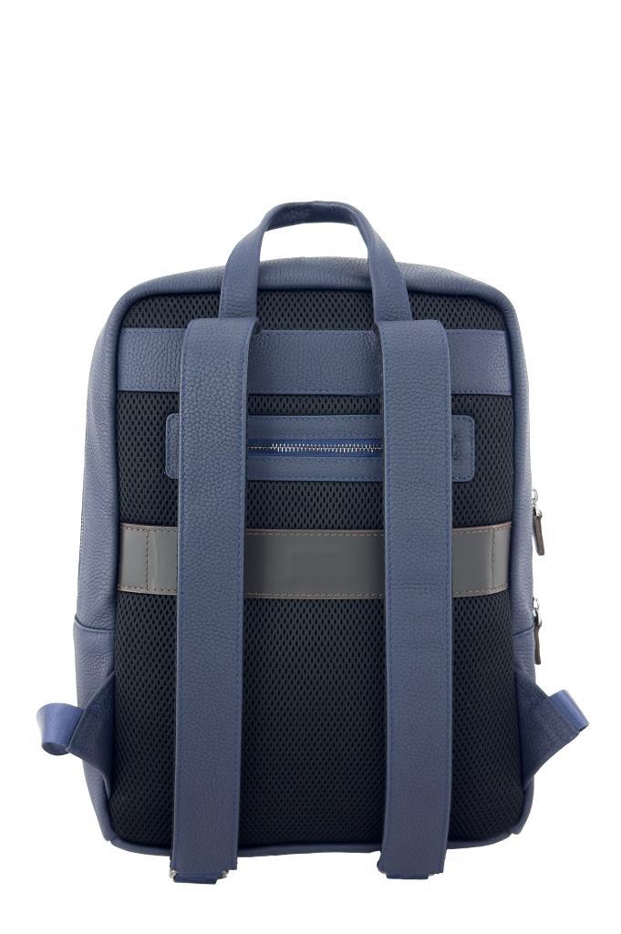 Grande Erkek Hakiki Deri Sırt Çantası Lacivert 8004