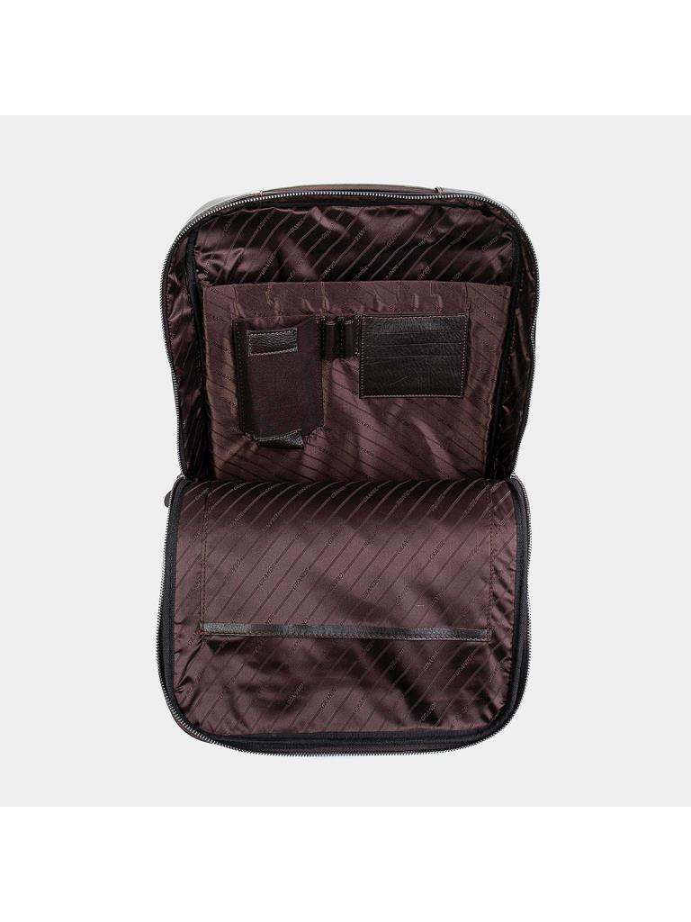 Grande Erkek Hakiki Deri Sırt Çantası Kahve 8003