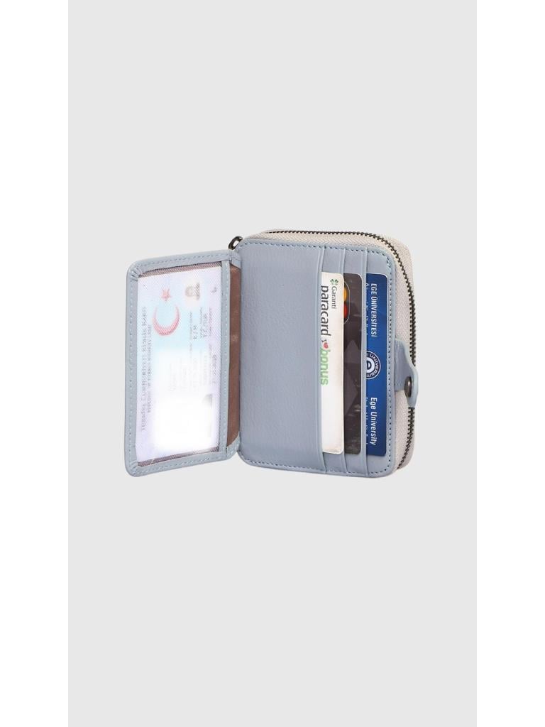 Grande Hakiki Deri Erkek Cüzdan Buz Mavisi 739