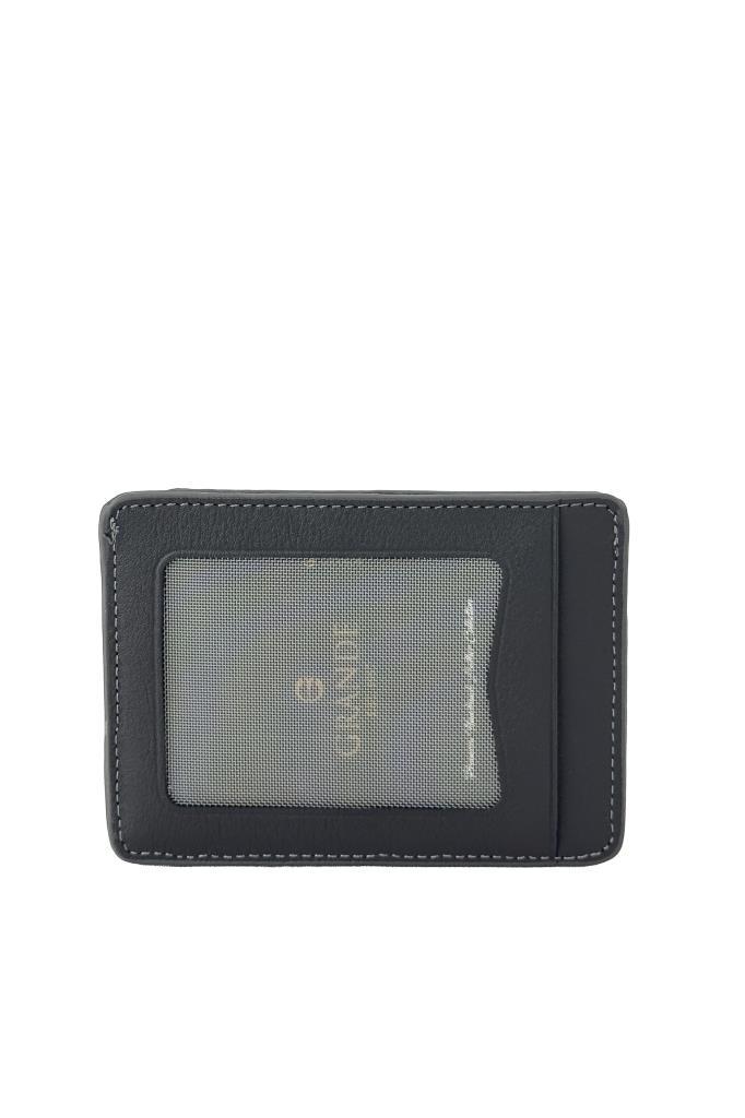 Grande Hakiki Deri Erkek Cüzdan Kartlık Gri 544-M