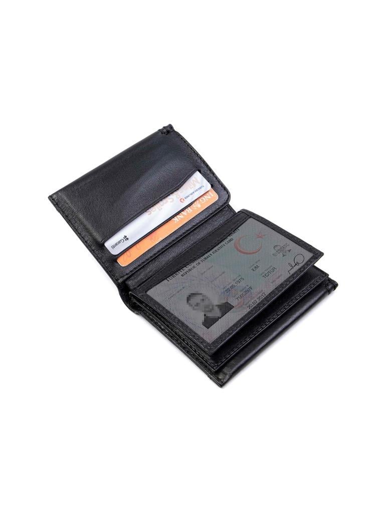 Grande Hakiki Deri Erkek Cüzdan Lacivert 1726