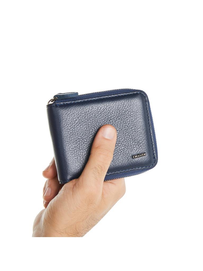 Grande Hakiki Deri Erkek Cüzdan Lacivert 722