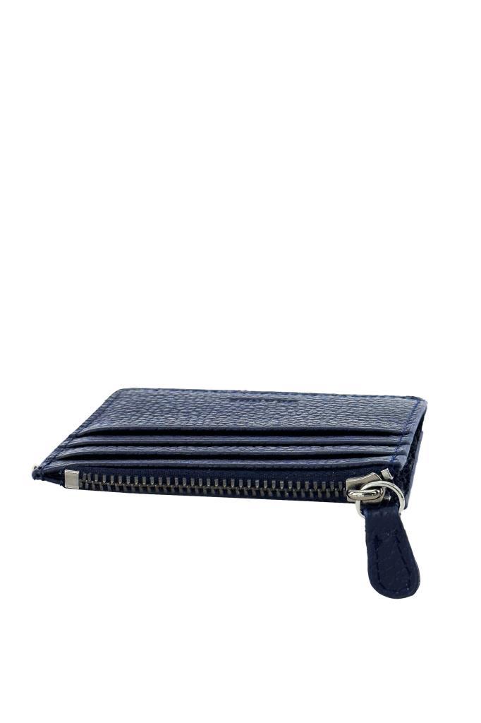 Grande Hakiki Deri Erkek Cüzdan Lacivert 820
