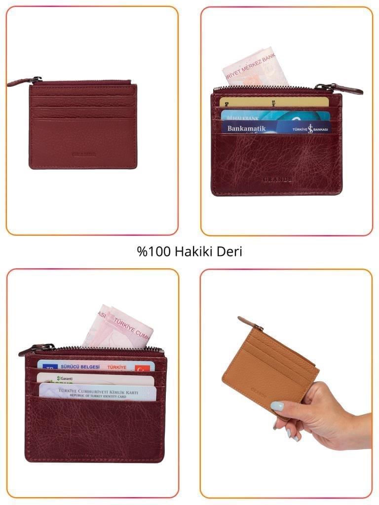 Grande Hakiki Deri Erkek Cüzdan Leylak  820